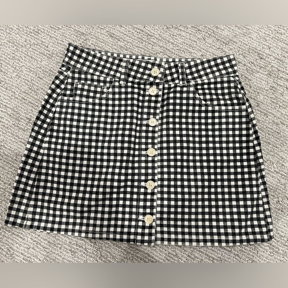 REFORMATION denim miniskirt